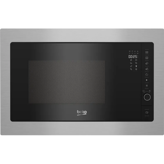 Beko forno a microonde, BMGB25332BG / BMGB 25332 BG - per installazione a incasso dotato di grill 25 Litri Inox 900w