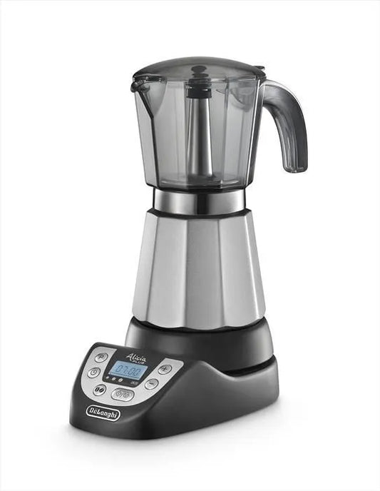 De Longhi, EMKP63.B MOKA ELETTRICA, Nero, colore argento