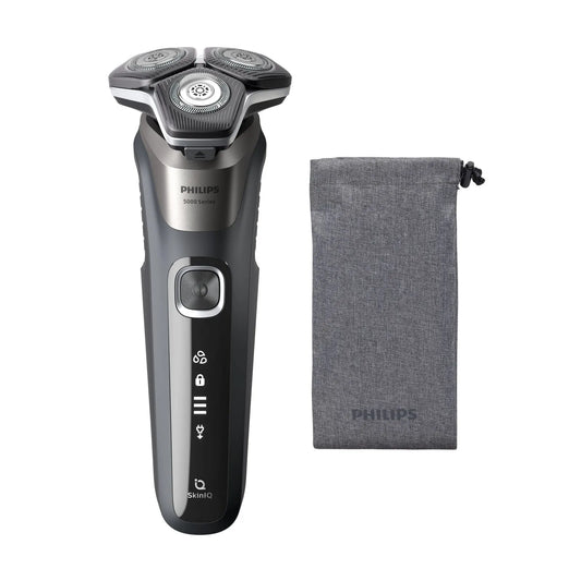 Philips rasoio elettrico, Series modello 5000 S5887/10 Wet & Dry 3 Testine 60 min Autonomia