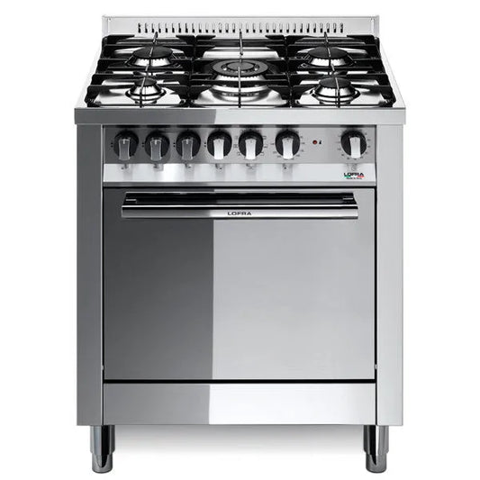 forno elettrico, M76GV/C Cucina 5 fuochi gas /gas acciaio inossidabile 66L, Lofra
