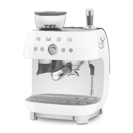 SMEG modello MacinaCaffu00e8 Caffu00e8 Egf03wheu, Macchina per con Macinacaffu00e8 Integrato finitura bianca